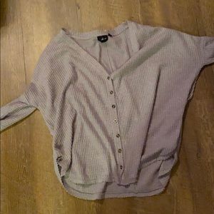Button down sweater
